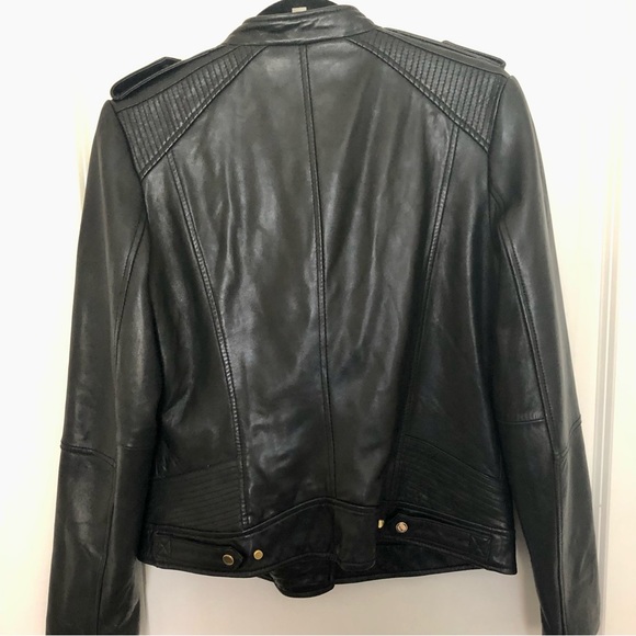 Bernardo Black Buttery Soft Leather Moro Jacket - Picture 7 of 8